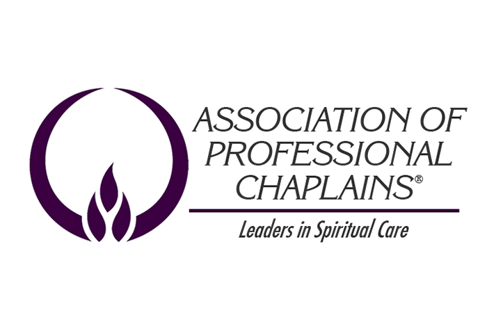 Association of Professional Chaplains logo with tagilne Leaders in Spiritual Care